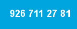 926 711 27 81 926 711 27 81